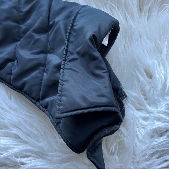 Black Dog Coat Jacket for Fall or Winter with Velcro enclosure Size XL - Picture 2 of 3